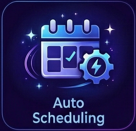 Auto Scheduling - Smart algorithms handle age groups, categories, and breaks automatically